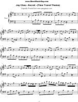 time travel theme piano sheet